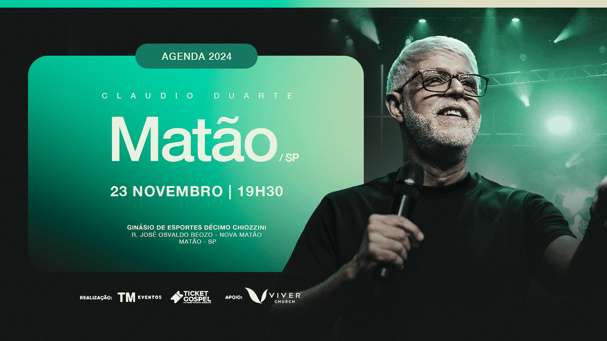 CLAUDIO DUARTE EM MATÃO SP