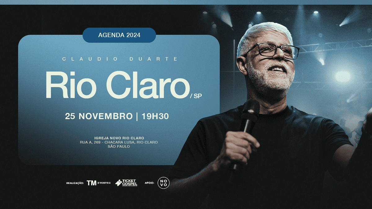 CLAUDIO DUARTE EM RIO CLARO SP