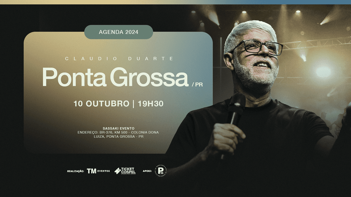 CLAUDIO DUARTE EM PONTA GROSSA PR